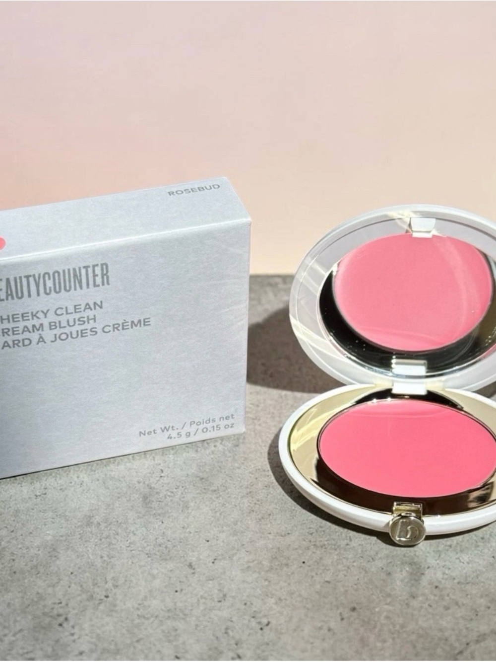beautycounter Cheeky Clean Cream Blush - Rosebud Pink